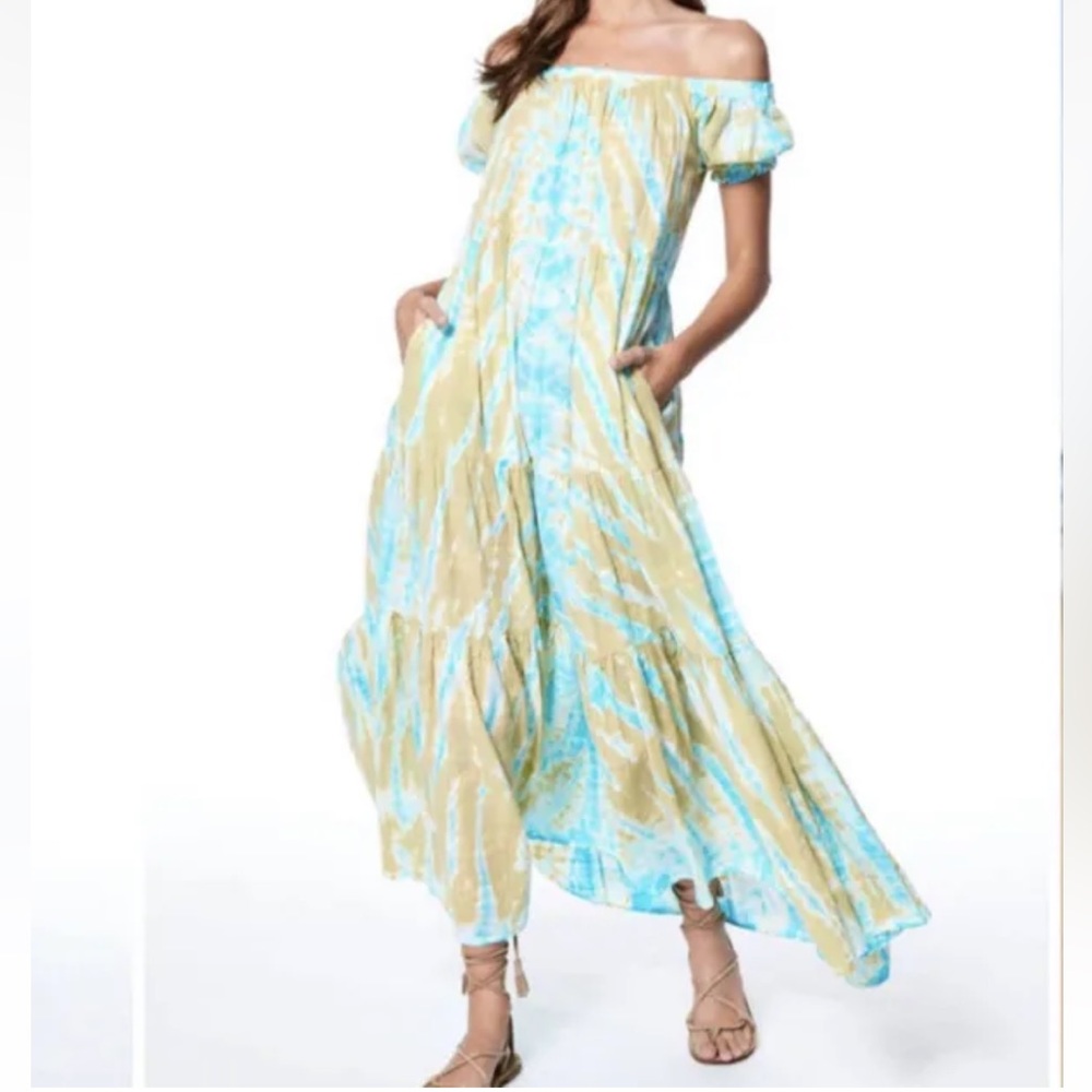 NWT Young Fabulous & Broke Women's Sunny Tie-Dye Maxi Dress - size M